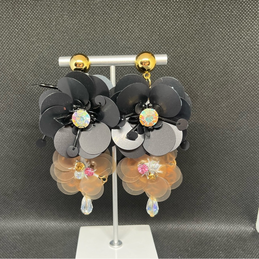 Flower earrings